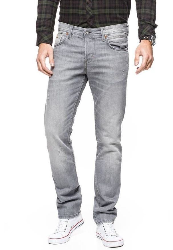Tom Tailor - TOM TAILOR SPODNIE MĘSKIE AEDAN SLIM GREY DENIM 6203116.45.12 COL. 1393. Stan: obniżony
