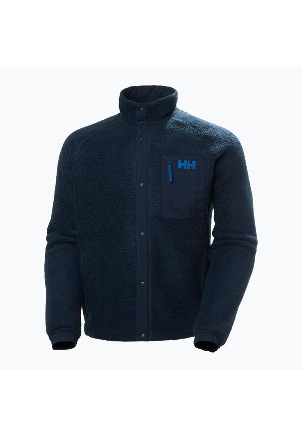 Bluza męska Helly Hansen Panorama Pile Snap. Kolor: niebieski. Materiał: polar. Sport: turystyka piesza