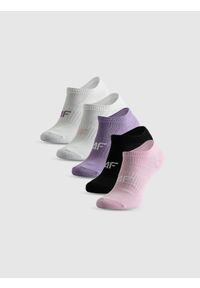 4f - 4F Skarpetki krótkie (4-pack) dziewczęce - multikolor 38-40. Kolor: wielokolorowy. Materiał: dzianina #1