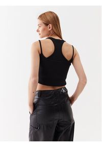 Calvin Klein Jeans Top J20J221430 Czarny Regular Fit. Kolor: czarny. Materiał: bawełna #5