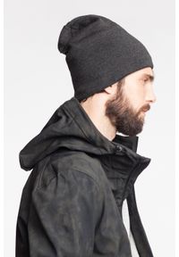 Zimowa czapka męska PaMaMi - Czarny. Kolor: czarny. Materiał: akryl. Sezon: zima #4