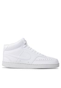 Nike Sneakersy Court Vision Mid Nn DN3577 100 Biały. Kolor: biały. Materiał: skóra. Model: Nike Court