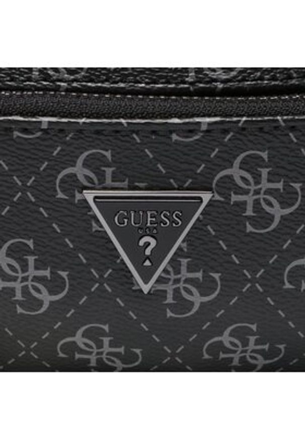 Guess Saszetka nerka Vezzola Smart HMEVZL P3231 Czarny. Kolor: czarny. Materiał: skóra