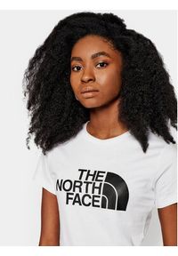 The North Face T-Shirt Easy Tee NF0A4T1Q Biały Slim Fit. Kolor: biały. Materiał: bawełna
