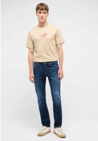 Męskie Spodnie Jeansowe Mustang Style Vegas Slim Denim Blue 1017701 5000 883 #7