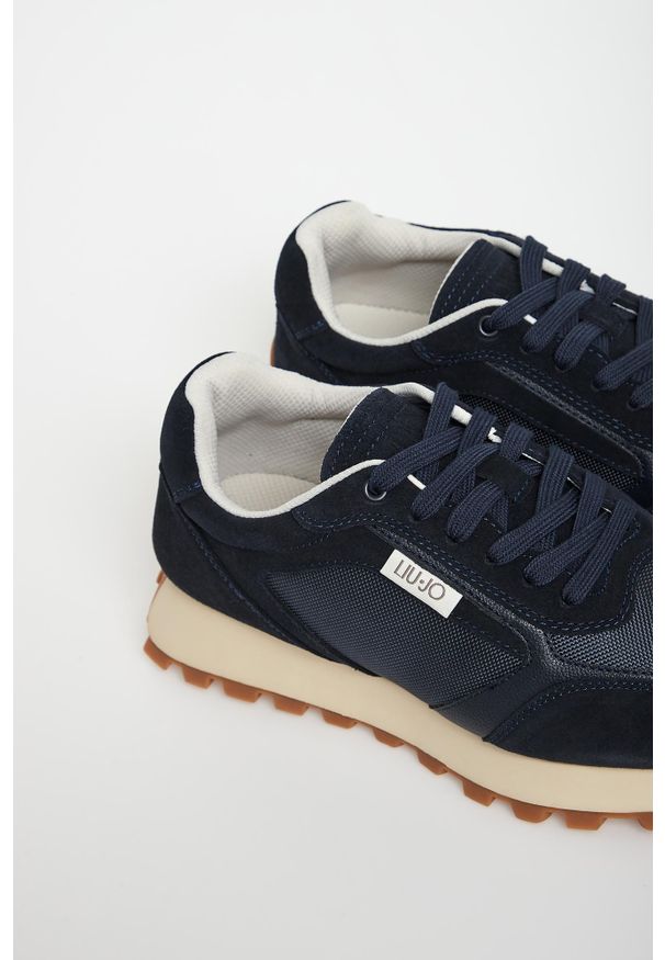 Liu Jo - Sneakersy męskie skórzane LIU JO. Materiał: skóra