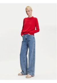 Tommy Jeans Sweter Essential DW0DW20159 Czerwony Regular Fit. Kolor: czerwony #3