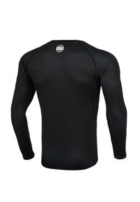 PITBULL - Longsleeve męski Pitbull Rashguard ADCC. Kolor: czarny. Długość rękawa: długi rękaw