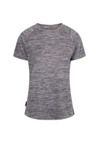 TRESPASS - T-shirt damski Selinne Duo Skin. Kolor: niebieski, fioletowy, szary, wielokolorowy. Sport: turystyka piesza