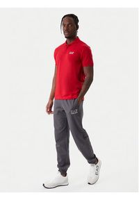 EA7 Emporio Armani Polo 8NPF14 PJVQZ U5072 Czerwony Regular Fit. Typ kołnierza: polo. Kolor: czerwony. Materiał: bawełna #2