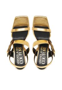 Versace Jeans Couture Sandały 79VA3S71 Złoty. Kolor: złoty. Materiał: skóra #3