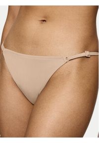 Triumph Dół od bikini Midnight 10222211 Beżowy. Kolor: beżowy. Materiał: syntetyk #5