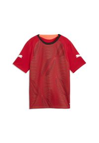 Puma - Młodzieżowa koszulka piłkarska individualFINAL PUMA. Kolor: czerwony, czarny, wielokolorowy, zielony. Sport: piłka nożna #1