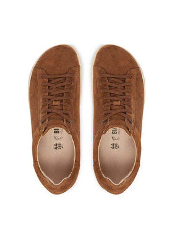 Birkenstock Sneakersy Bend Low 1030130 Brązowy. Kolor: brązowy. Materiał: skóra, zamsz