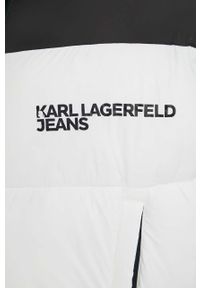 Karl Lagerfeld Jeans kurtka damska kolor czarny zimowa oversize. Kolor: czarny. Materiał: poliamid. Sezon: zima #2