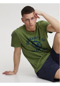 Blend T-Shirt 20715310 Zielony Regular Fit. Kolor: zielony. Materiał: bawełna #6