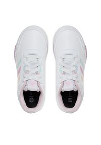 Adidas - adidas Sneakersy Tensaur Sport 2.0 K GX9772 Biały. Kolor: biały. Materiał: skóra. Styl: sportowy #4