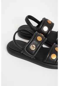 Pinko - Sandały damskie skórzane PINKO. Materiał: skóra #4