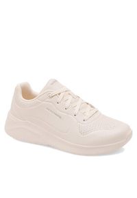 skechers - Skechers Sneakersy UNO LIGHT 8750063 BGE Beżowy. Kolor: beżowy. Materiał: syntetyk