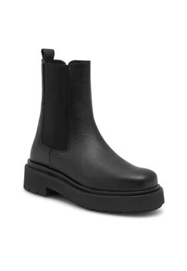 Sergio Bardi Sztyblety RST-C1059-01SB Czarny. Kolor: czarny. Materiał: skóra