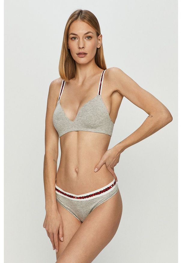 TOMMY HILFIGER - Tommy Hilfiger - Stringi. Kolor: szary