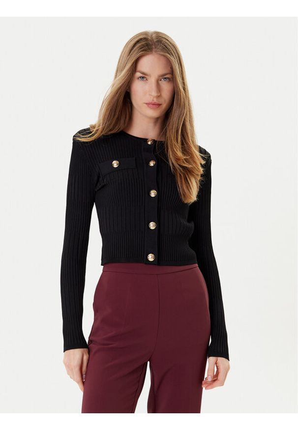 Marciano Guess Kardigan 5YGR32 5881Z Czarny Regular Fit. Kolor: czarny. Materiał: wiskoza