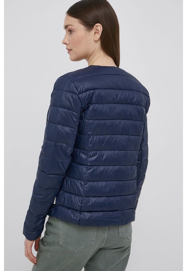 Vero Moda kurtka damska kolor granatowy przejściowa. Okazja: na co dzień. Kolor: niebieski. Materiał: materiał. Wzór: gładki. Styl: casual