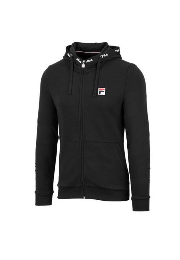 Bluzy treningowa męska Fila Benny. Typ kołnierza: kaptur. Kolor: czarny