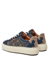 Tory Burch Sneakersy 141750 Granatowy. Kolor: niebieski. Materiał: materiał #2