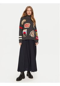 Weekend Max Mara Sweter Talamo 2425366212 Szary Relaxed Fit. Kolor: szary. Materiał: wełna, syntetyk #4
