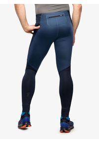 Legginsy do biegania męskie On Running Performance Tights. Kolor: niebieski. Sport: bieganie
