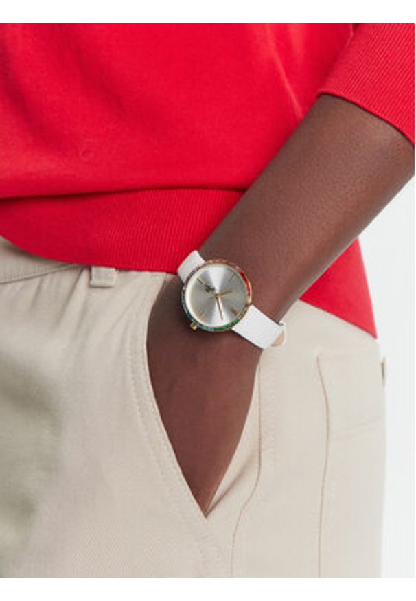 U.S. Polo Assn. Zegarek Rainbow USP8427WH Biały. Kolor: biały