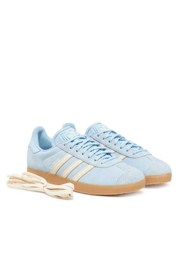Adidas - adidas Sneakersy Gazelle JS1383 Niebieski. Kolor: niebieski. Materiał: skóra. Model: Adidas Gazelle