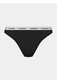 Calvin Klein Underwear Stringi 000QD5043E Czarny. Kolor: czarny. Materiał: bawełna #2