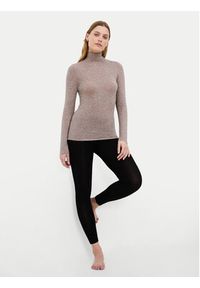 Triumph Golf Bauty Layers 10225074 Beżowy Slim Fit. Typ kołnierza: golf. Kolor: beżowy. Materiał: wełna #5