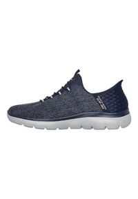 skechers - Tenisówki Skechers Model Summits - Key Pace Slip-ins Kolor Niebieski. Kolor: niebieski. Materiał: tkanina