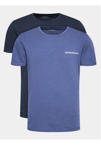 Emporio Armani Underwear Komplet 2 t-shirtów 111267 3R717 50936 Kolorowy Regular Fit. Materiał: bawełna. Wzór: kolorowy