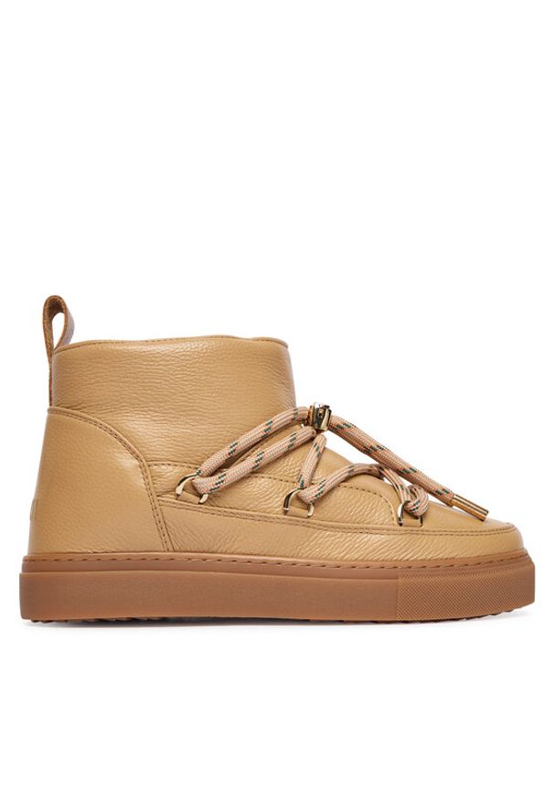 Inuikii Śniegowce Full Leather Gloss 1001.001.0371 Beżowy. Kolor: beżowy. Materiał: skóra