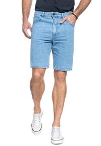 Lee - MĘSKIE SPODENKI JEANSOWE LEE PIPES TAPERED SHORTS TAC L73ZGGFB. Materiał: jeans #7