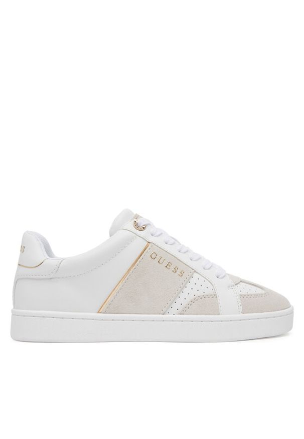 Guess Sneakersy FLJRO4 ELE12 Biały. Kolor: biały. Materiał: skóra