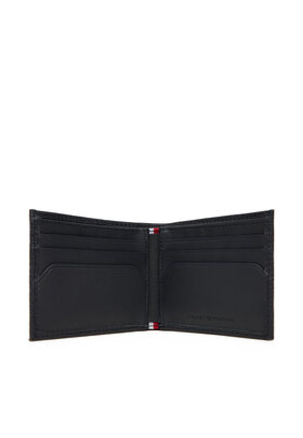 TOMMY HILFIGER - Tommy Hilfiger Duży Portfel Męski Th Flag Mini Cc Wallet AM0AM13708 Granatowy. Kolor: niebieski. Materiał: skóra
