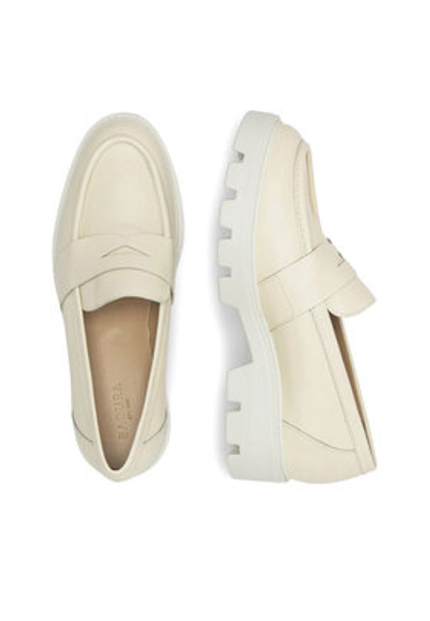 Badura Loafersy AMANTEA-E23-28180NAP Beżowy. Kolor: beżowy. Materiał: skóra