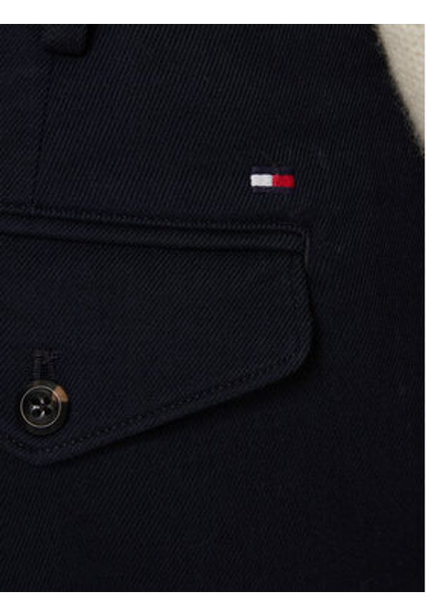 TOMMY HILFIGER - Tommy Hilfiger Chinosy Harlem MW0MW40340 Granatowy Tapered Fit. Kolor: niebieski. Materiał: syntetyk