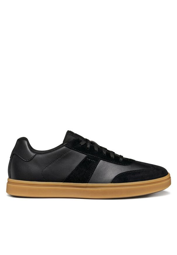 Geox Sneakersy U Baltmoore U56LDF 09B22 C9999 Czarny. Kolor: czarny. Materiał: skóra