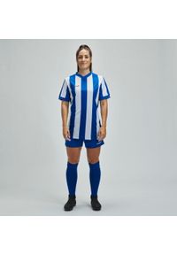 UHLSPORT - Dżersej w paski Uhlsport Retro Stripe. Kolor: niebieski, biały, wielokolorowy. Materiał: jersey. Wzór: paski. Sport: piłka nożna