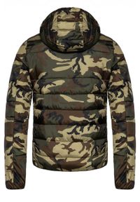 Wrangler - KURTKA ZIMOWA WRANGLER PUFFER JACKET CAMOUFLAGE W4725X4X3. Materiał: polar, puch. Wzór: moro. Sezon: zima #10