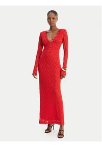 BARDOT - Bardot Sukienka koktajlowa Zenia 60239DB Czerwony Slim Fit. Kolor: czerwony. Materiał: syntetyk. Styl: wizytowy #5