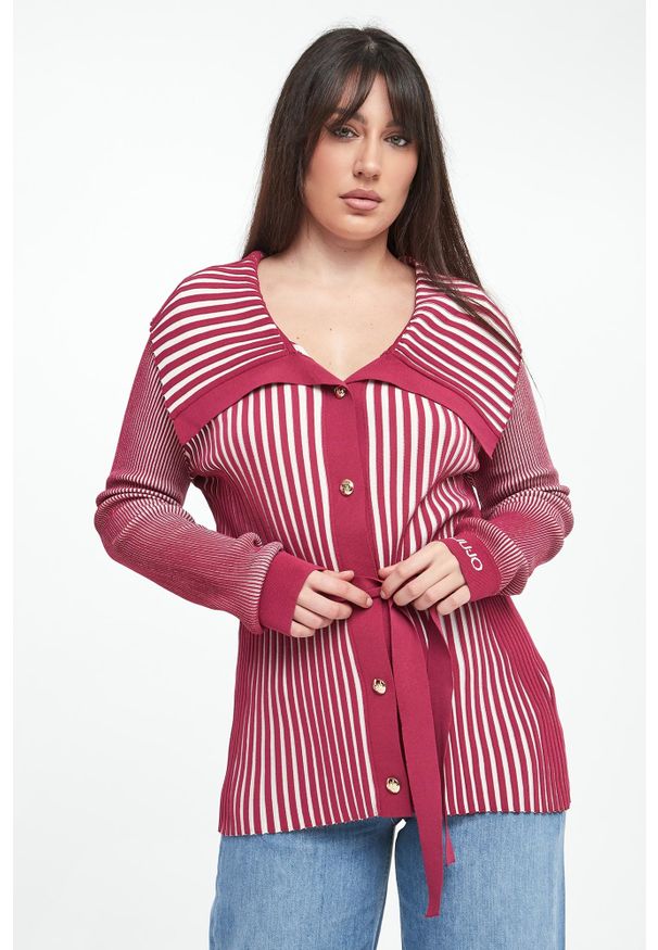 Liu Jo - Kardigan damski z paskiem LIU JO