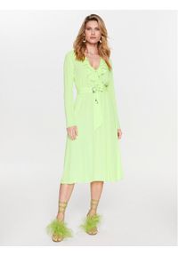 Patrizia Pepe Sukienka koktajlowa 8A1128/A8I1-Y426 Zielony Regular Fit. Kolor: zielony. Materiał: wiskoza. Styl: wizytowy #1