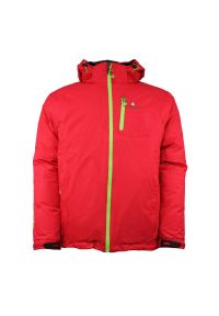 PEAK MOUNTAIN - Kurtka narciarska 3 w 1 Peak Mountain Cixi. Kolor: czerwony. Sezon: zima. Sport: narciarstwo #1